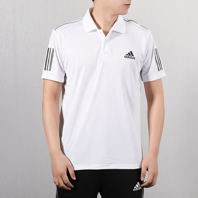 阿迪达斯2019春夏CLUB 3STR男士Polo衫 经典三条纹与透气舒适的完美融合